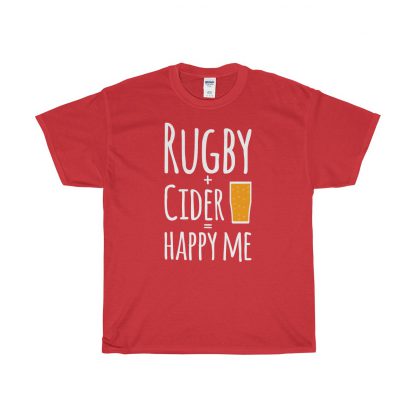 Rugby + Cider - Unisex Tee - Image 5