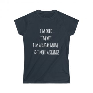 Rugby Mum - Fitted Tee