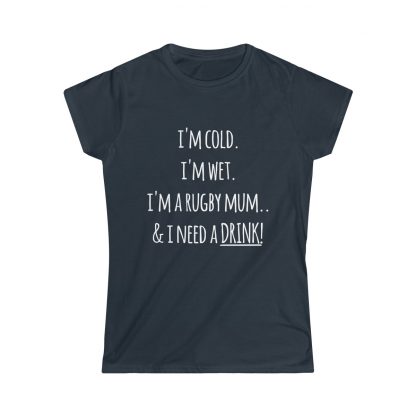 Rugby Mum - Fitted Tee