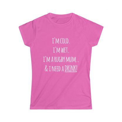 Rugby Mum - Fitted Tee - Image 3