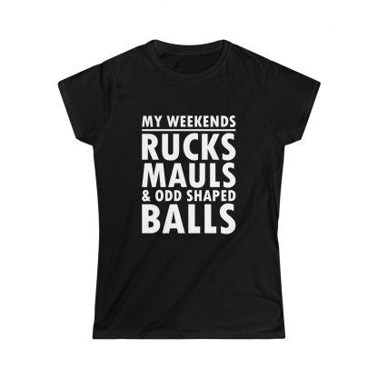 My Weekends – Fitted Tee - Image 2