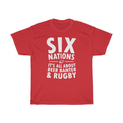 Beer, Banter & Rugby - Unisex Tee - Image 4