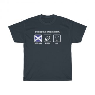 Scotland, Rugby, Gin - Unisex Tee