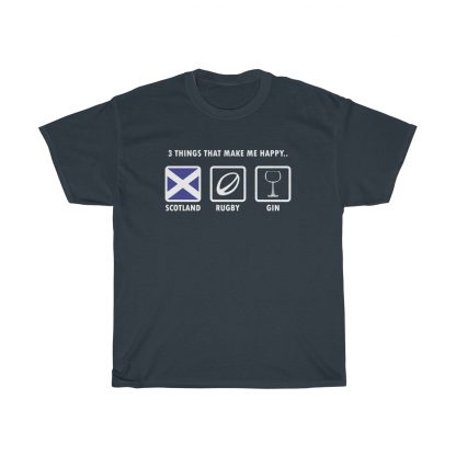 Scotland, Rugby, Gin - Unisex Tee