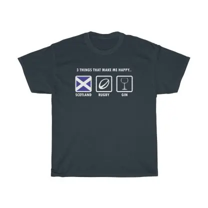 Scotland, Rugby, Gin - Unisex Tee
