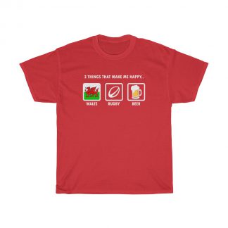 Wales, Rugby, Beer - Unisex Tee
