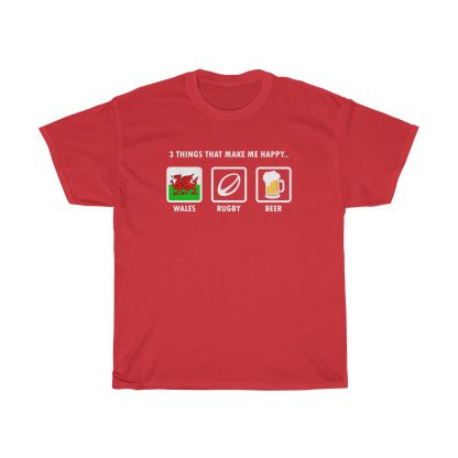 Wales, Rugby, Beer - Unisex Tee
