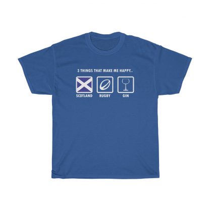 Scotland, Rugby, Gin - Unisex Tee - Image 3