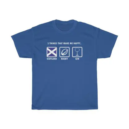 Scotland, Rugby, Gin - Unisex Tee - Image 3