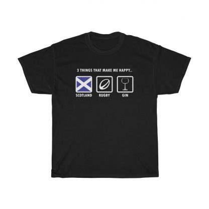 Scotland, Rugby, Gin - Unisex Tee - Image 2