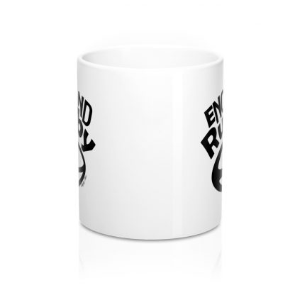 England Rugby with Rose – Mug - Image 2