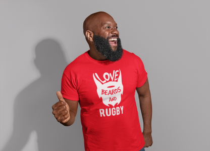 Beards & Rugby - Unisex Tee - Image 5