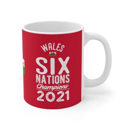 Wales Six Nations 2021 - Mug - Image 3