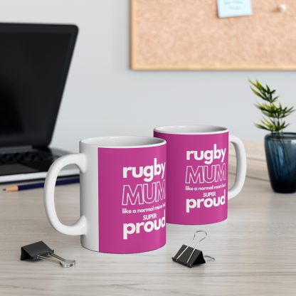 Proud Rugby Mum - Mug - Image 4