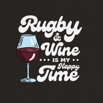 Rugby & Wine - T Shirt - Image 5