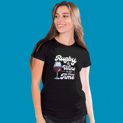 Rugby & Wine - T Shirt - Image 6