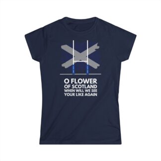 O Flower Of Scotland – Fitted Tee